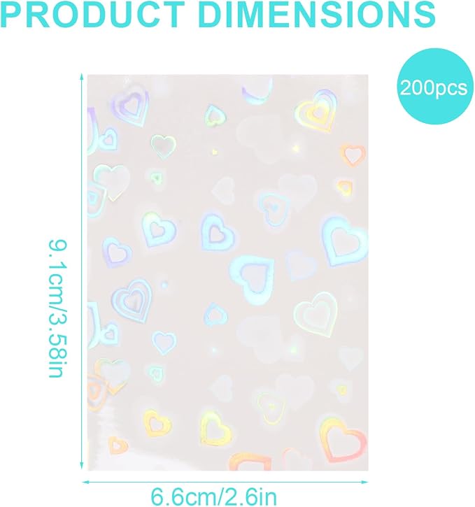 Penitue Photocard Sleeves, Holographic Foil Cover | Photocard Sleeves - Image 2