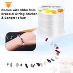 Paxcoo Elastic Bracelet String Cord Stretch Bead Cord - Image 4