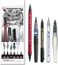 Kuretake Zig Inktober pen set, for Illustration, Manga Drawing, Lettering and by Kuretake