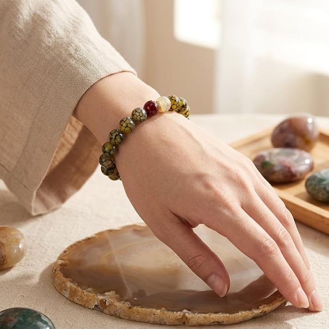 35pcs Smooth Natural Yellow Agate Beads - Image 6