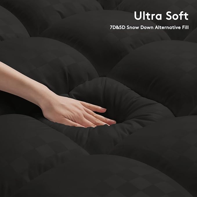 SameBed Mattress Topper Cal King, Extra Thick Mattress Pad Cover - Image 3