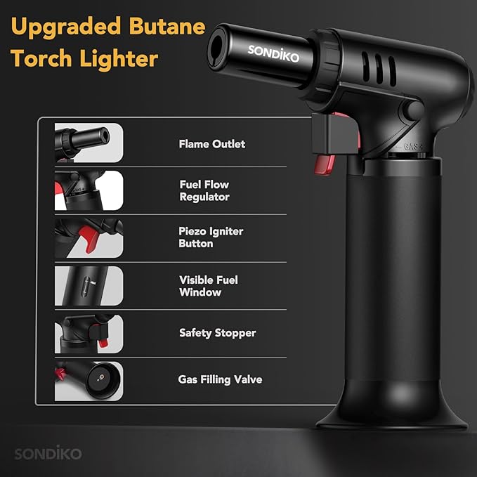 Sondiko Butane Torch Lighter - Image 3