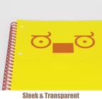 10-Pack A4 Colored PVC Flexible Plastic Sheets, 0.3mm Yellow Transparent Film - Image 4