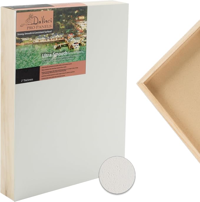 Da Vinci Pro Ultra Smooth Wood Canvas Gesso Board - Image 2