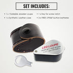 10x Foldable Pocket Magnifier Loupe - Image 9
