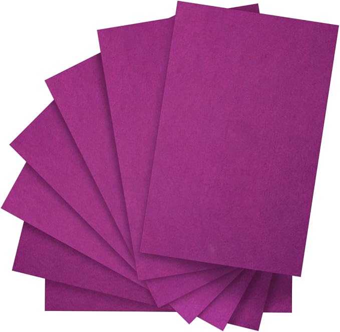 IOOLEEM Purple Felt Sheets by IOOLEEM