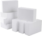 AMZQNART 8pcs 6x4x2in Craft Foam Blocks White by AMZQNART