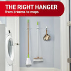 Command Broom Grippers, 3 Hangers and 6 Strips, Damage-Free Mop and Broom - Image 7