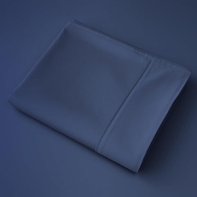 Cotton Flat Sheets Only, 600 TC 100% Cotton Flat Sheet Top Sheet Only, King by ShunjieHome