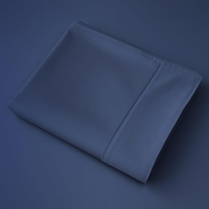 Cotton Flat Sheets Only, 600 TC 100% Cotton Flat Sheet Top Sheet Only, Cal King by ShunjieHome