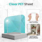 11"x14", Flexible PET Plexiglass Sheets | Transparent, shatter-resistant - Image 3