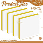 Frienda 24 Pcs 2" x 2" Rubber Carving Blocks Linoleum Blocks - Image 2