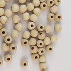 100pcs DIY 18mm Natural Wood Beads Unfinished Round Wooden Loose Spacer Beads - Image 6
