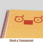 10-Pack A4 Colored PVC Flexible Plastic Sheets, 0.3mm Orange Transparent Film - Image 3
