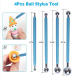 Basic Polymer Clay Tools, Clay Sculpting Tools Acrylic Roller Pin, Double-Ended - Image 4