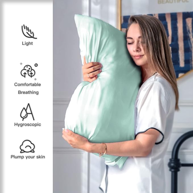 Natural Mulberry Silk Pillowcase - Image 4