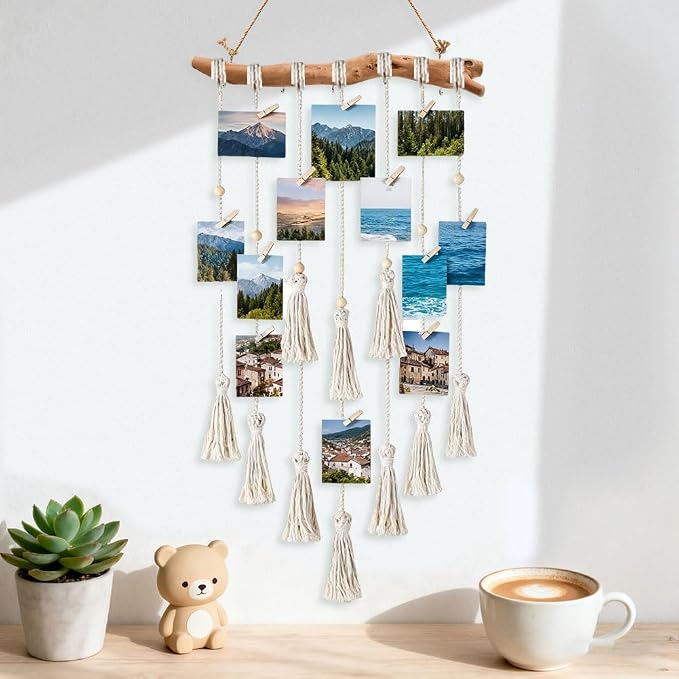 1Pc 15 Inch Natural Driftwood Decorative Branches Farmhouse Home Wall Hanging - Image 8