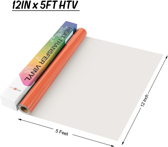 HTVRONT HTV Vinyl Rolls Heat Transfer Vinyl - Image 7
