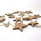 DERAYEE 100 Pcs Unfinished Wooden Stars Ornaments - Image 4