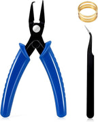 URSKYTOUS Split Ring Pliers Jewelry Making Tools Jump Ring Opener Tool Keychain by URSKYTOUS