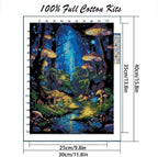 Glow Forest Cross Stitch Kits, Embroidery Starter Kit - Image 2