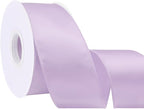 Purple 2.5 Inch 25 Yards Satin Wired Ribbon by Simplegoal