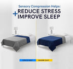 YnM Exclusive Weighted Blanket, Cooling Rayon & Cozy Velvet Dual-Sided - Image 3