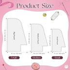 TXIN Set of 3 Purse Bag Pattern Template - Image 2