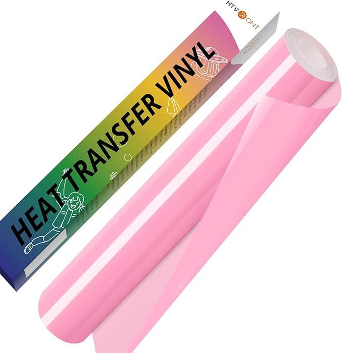 HTVRONT Pink HTV Vinyl Roll by HTVRONT