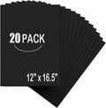 EPHECH 20Pack 12" x 16.5" Black Foam Board by EPHECH
