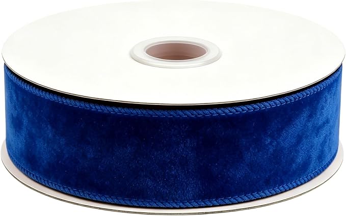 Songye Velvet Ribbon 10 Yards Christmas Velvet Wired Ribbons by Unknown