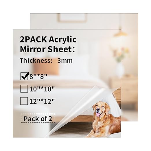 Mirror Acrylic Sheets 1/8 ” Thick by gdhwcxl