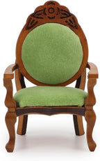 Dollhouse Chair 2PCS Miniature Furniture Retro Vintage Chair Wooden Accessories - Image 7