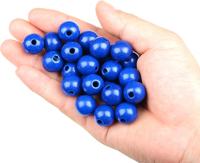 AD Beads Large Hole Wood Spacer Wooden Jewelry Making Bracelet Necklace - Image 5