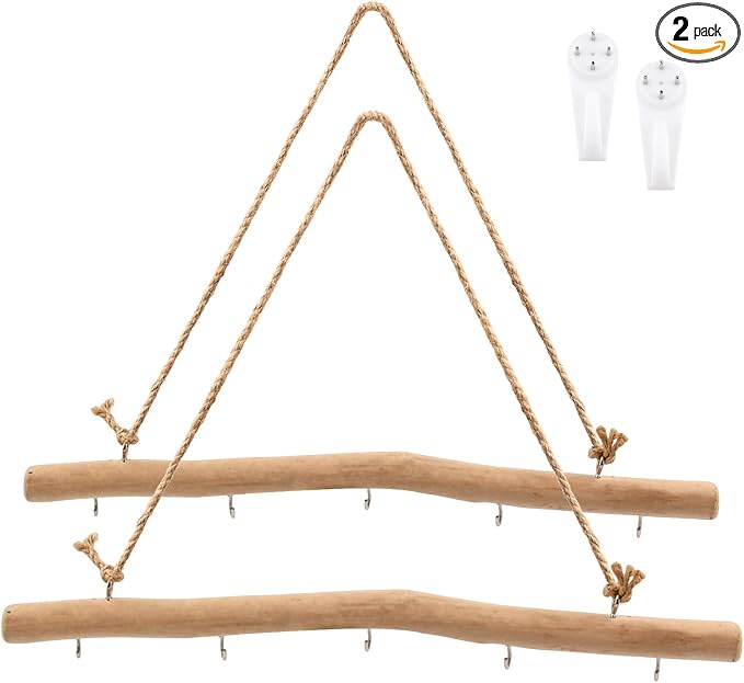 2Pcs 15.74 Inch Driftwood Decorative Branches by Unknown