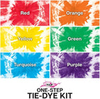 Tulip One-Step Tie-Dye Kit Extra Large Block Party 16 oz Easy Squeeze Bottles - Image 8
