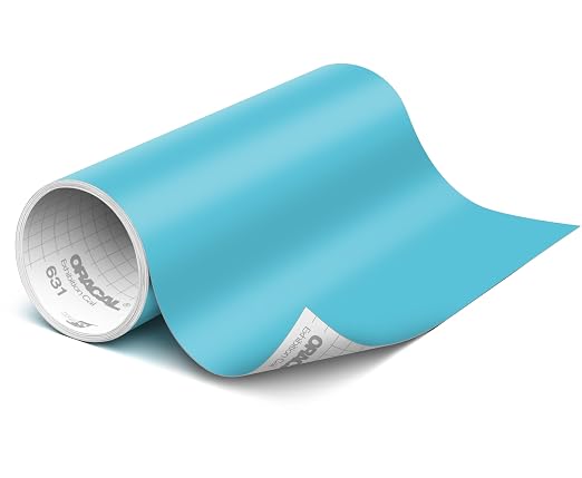 ORACAL 631 Matte Geyser Blue Vinyl Durable Roll Easy to Weed Permanent Adhesive by Orafol