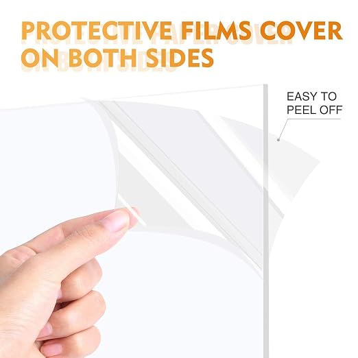 6 Pack of PET/Plexiglass Sheets 24x36-0.04" Clear Plastic Sheet Panels - Image 2
