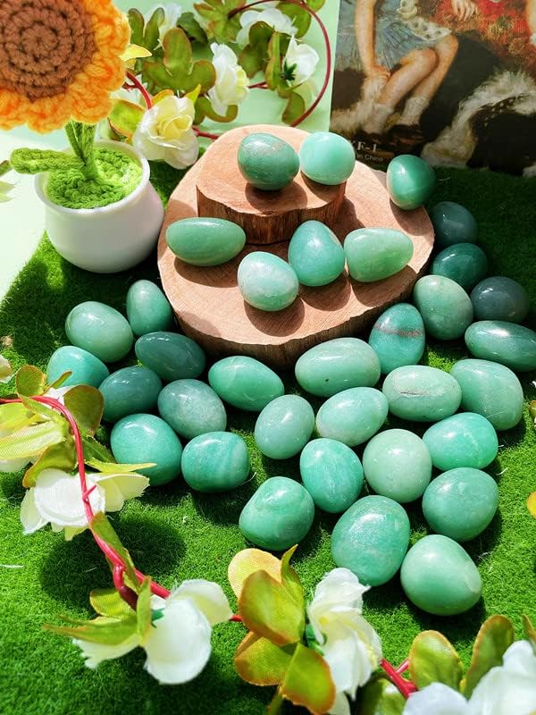 DUQGUHO Green Aventurine Healing Crystals Stones Set Natural Bulk Crystals - Image 3