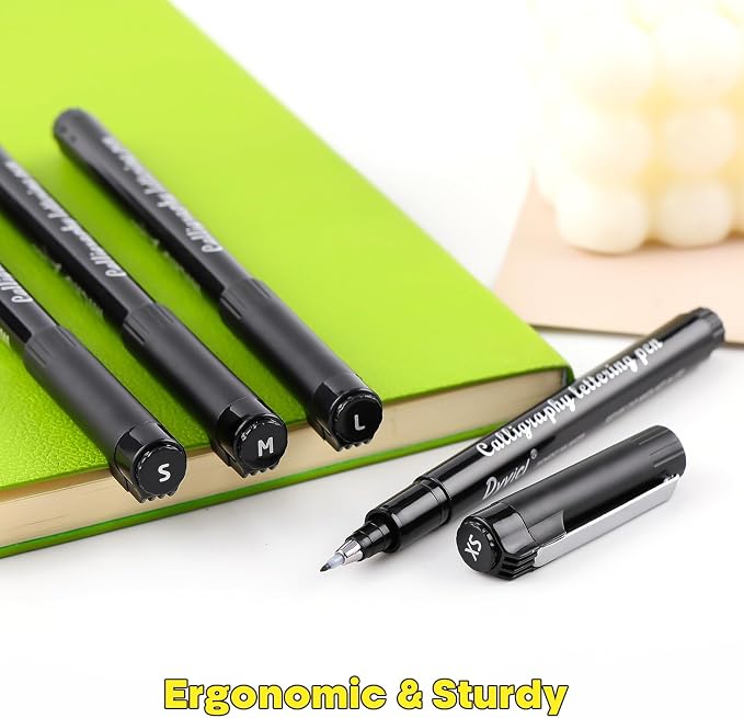 Dyvicl Hand Lettering Pens, Calligraphy Brush Pens Art Markers - Image 3