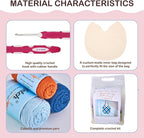 Hanfetch Crochet Kit for Advanced or Intermediate Beginner, Step by Step Video - Image 4