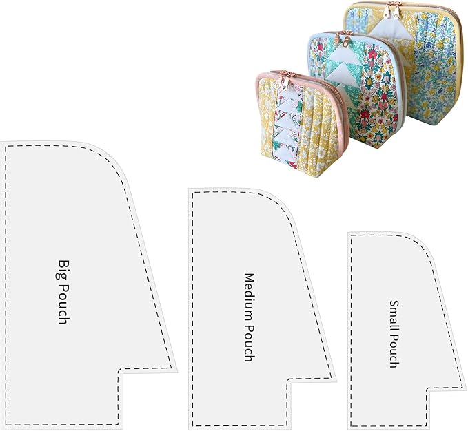 TXIN Set of 3 Purse Bag Pattern Template by TXIN