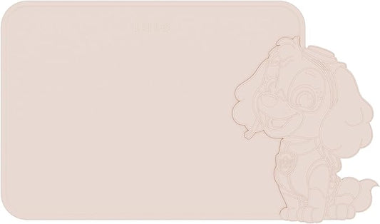 Lalo PAW Patrol Silicone Placemat for Toddlers & Babies - Non-Slip Kids Placemat for Restaurants & Dining Tables - Non-Toxic & BPA Free Safe - for Ages of 4 Months and Up - Skye