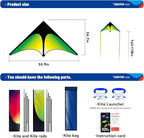 SGftre Delta Kite Two Set for Kids and Adults, Ideal Kids Kite and Adult Kites - Image 5