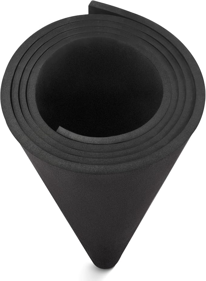 MEARCOOH EVA Foam Cosplay Black 8mm Thick Large 35.5" x 59" Sheet Premium High by MEARCOOH