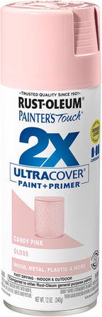 Rust-Oleum Painter's Touch 2X Ultra Cover Spray Paint, Gloss Candy Pink | by Rust-Oleum