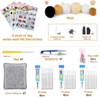 Needle Felt Starter Kit, 6 Pieces Dog Wool Needle Felting Kit, Needles Felting - Image 2