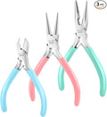 Mr. Pen- Pliers for Jewelry Making, 3 Pack, Chain Nose | Round Nose Pliers Set by MrPen