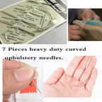 Topus Extra Strong Upholstery Repair Sewing Thread Kit and Heavy Duty Household - Image 7
