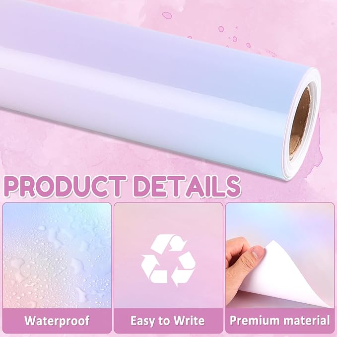 Dreamy Gradient Bulletin Board Paper Roll Pastel Gradient Bulletin Board - Image 4